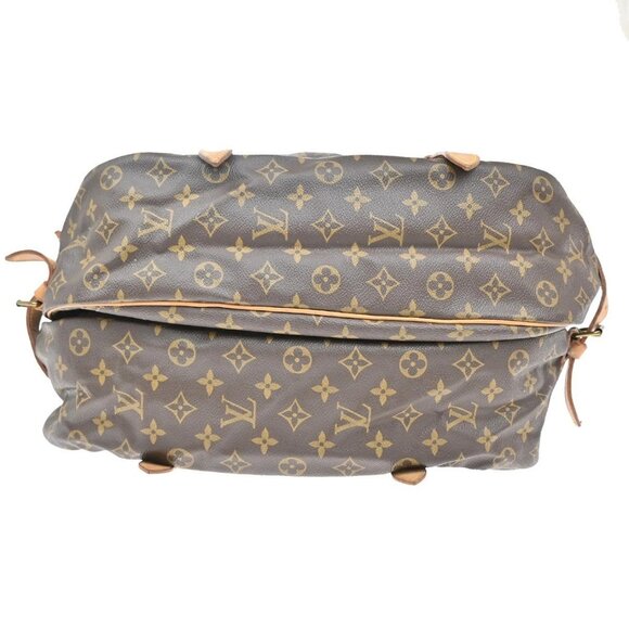 LOUIS VUITTON Logo Saumur 43 Shoulder Bag Monogram Leather Brown - Picture 7 of 16